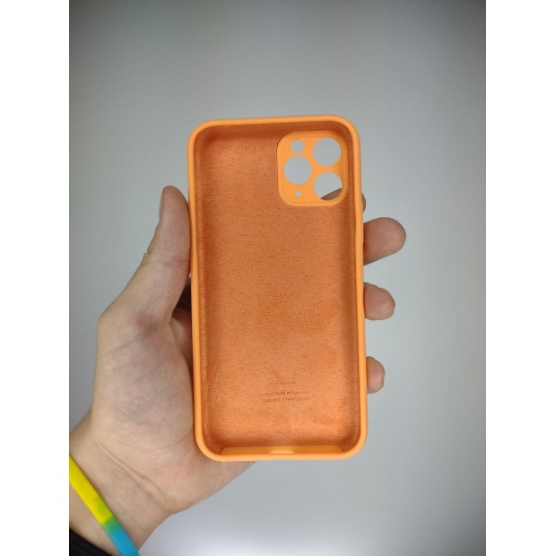 Силіконовий чохол Original RoundCam для Apple iPhone 11 Pro (11) Персиковий