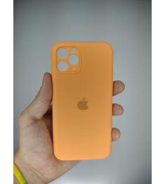 Силіконовий чохол Original RoundCam для Apple iPhone 11 Pro (11) Персиковий