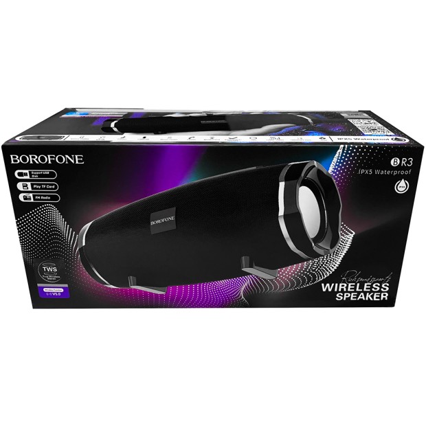 Портативная акустика Borofone BR3 (Чёрный)