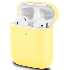 Футляр для навушників Slim Case Apple AirPods (51) Ніжно-жовтий