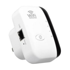 Ретранслятор-усилитель сигнала репитер WiFi с антенной 300mbps (Белый)