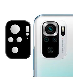 Захисне 3D скло на камеру Xiaomi Redmi Note 10  /  Note 10S чорне.