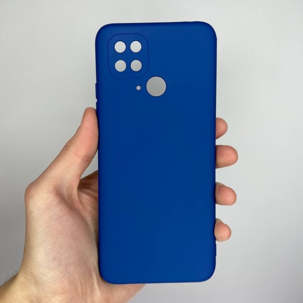 Силіконовий чохол Original 360 для Xiaomi Redmi 10C (з функцією закриття камери) (Кобальт)