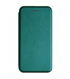 Чохол-книжка Dux Leather для Xiaomi Redmi 14C 5G  /  A4 5G (Темно-зелений)