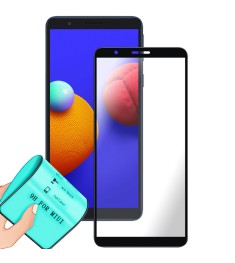 Захисне скло 5D Ceramic Samsung Galaxy A01 Core (2020) Чорне