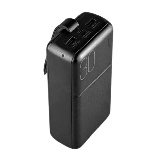 Повербанк XO PR199 30000 мАг (Чорний)