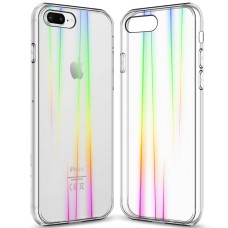 Силіконовий 3D Gradient чохол для Apple iPhone 7 Plus  /  8 Plus (Прозорий)