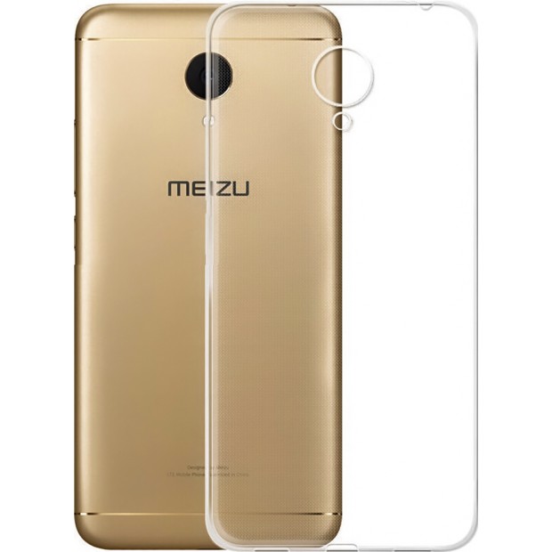 Силіконовий чохол WS для Meizu M5 (прозорий)