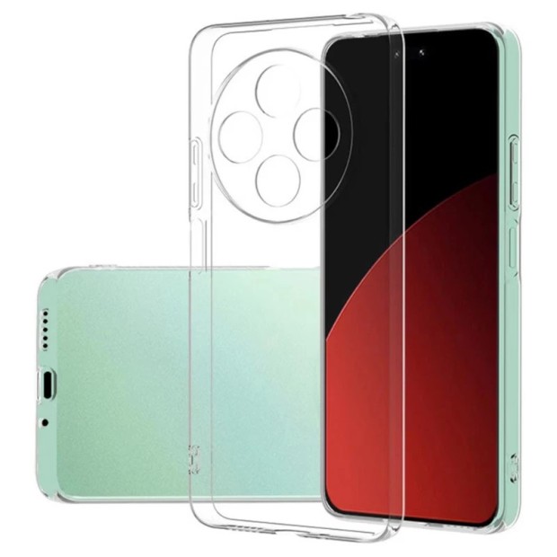 Силікон WS Xiaomi Redmi 14C (ShutCam) (Прозорий)