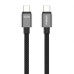 USB-кабель Walker C985 100W (1.5м) (Type-C - Type-C) (Чорний)