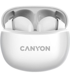 Бездротові навушники-гарнітура вакуумні Profit TWS-5 (Білий)