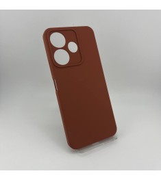 Силіконовий чохол Original Xiaomi Redmi 13 4G  /  Poco M6 4G (ShutCam) (Коричнев..
