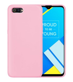 Оригінальний силіконовий чохол 360 для Realme C2  /  A1R (Рожевий)
