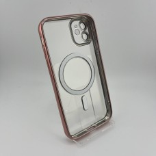 Чехол UMKU Shining with MagSafe Apple iPhone 11 (Rose Gold)