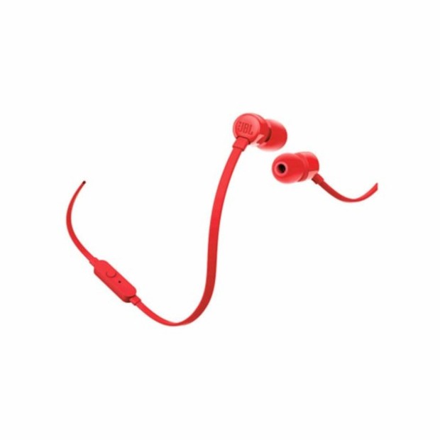 Проводные наушники-гарнитура вакуумные JBL Tune 110 (Red) JBLT110RED K