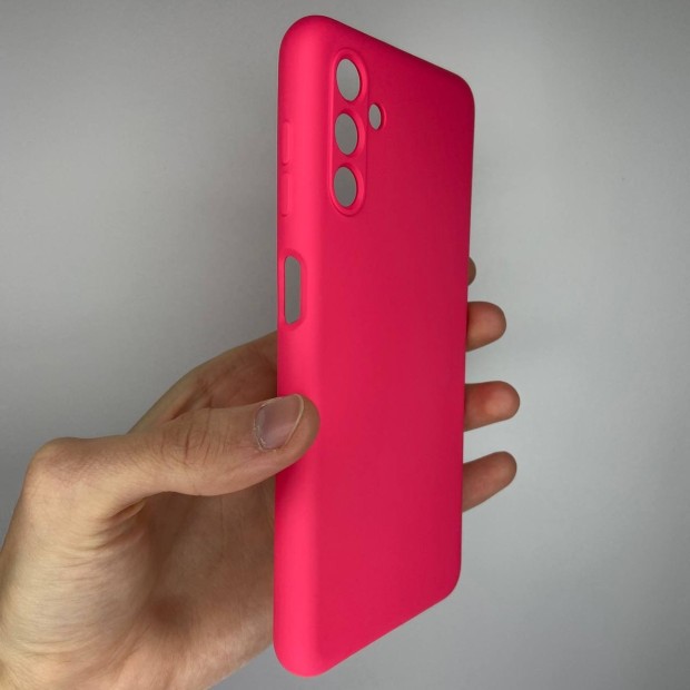 Силіконовий оригінальний чохол для Samsung Galaxy A04S (2022) (ShutCam) (Малиновий)