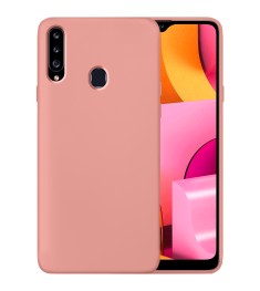 Силіконовий Original 360 чохол Samsung Galaxy A20S (Пудровий)