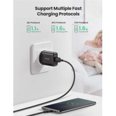СЗУ-адаптер UGREEN CD122 18W QC3.0 (1USB) (Black)