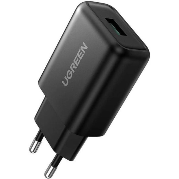 СЗУ-адаптер UGREEN CD122 18W QC3.0 (1USB) (Black)