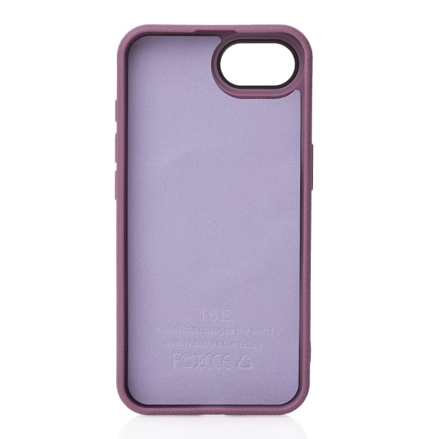 Накладка Beats з текстурованої шкіри з MagSafe для Apple iPhone 16e (глибокий фіолетовий)