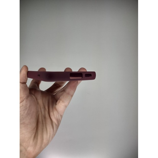 Силіконовий чохол Original Samsung Galaxy S23 (ShutCam) (Бордовий)