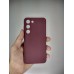 Силіконовий чохол Original Samsung Galaxy S23 (ShutCam) (Бордовий)