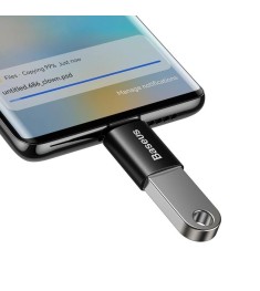 Перехідник OTG Baseus Ingenuity Mini Type-C to USB 3.1 (Чорний) ZJJQ000001