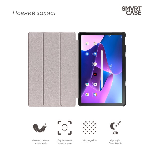 Case-book Smart Case Lenovo Tab M10 Plus 3rd Gen (Black)