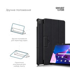 Case-book Smart Case Lenovo Tab M10 Plus 3rd Gen (Black)
