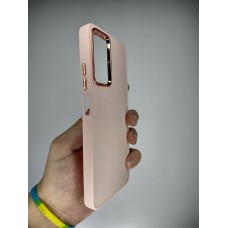 Накладка Metal Camera Xiaomi Redmi Note 11 Pro (Персиковый)