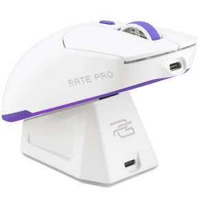 Мышь беспроводная игровая Proove Gaming Rate (White / Purple) CMRTWR003002