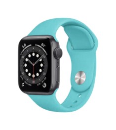 Ремінець Apple Watch Silicone 38  /  40  /  41mm (23) Морський синій