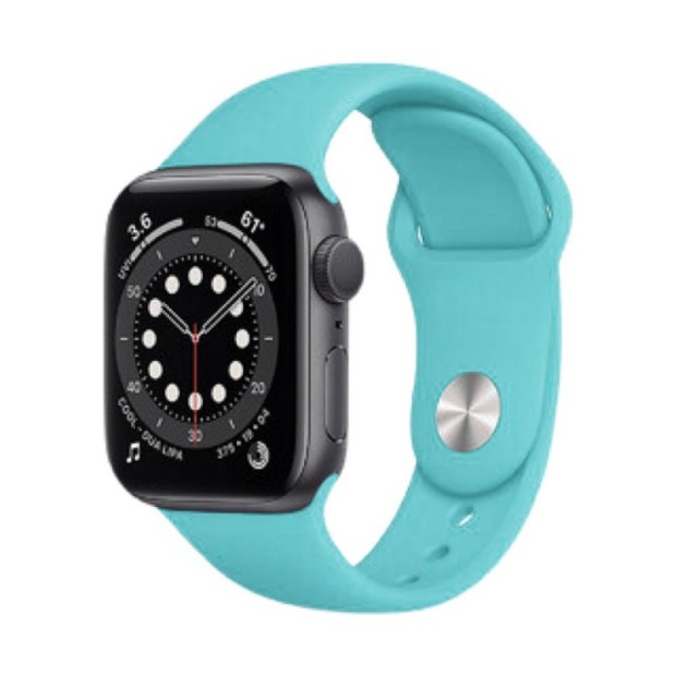 Ремінець Apple Watch Silicone 38  /  40  /  41mm (23) Морський синій