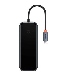 Перехідник USB HUB Baseus AcmeJoy WKJZ010013 (з Type-C на 3xUSB3.0 + Type-C) (Сі..