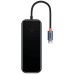 Перехідник USB HUB Baseus AcmeJoy WKJZ010013 (з Type-C на 3xUSB3.0 + Type-C) (Сірий)