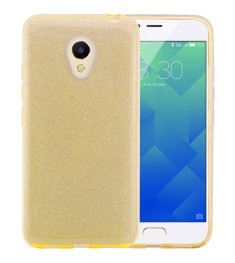 Силикон Glitter Meizu M5 (Золотой)