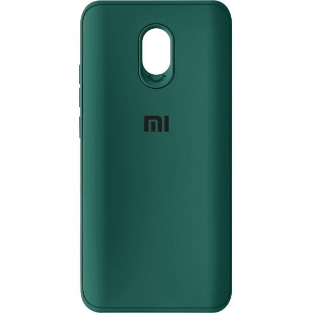 Силіконовий чохол Junket Cace для Xiaomi Redmi 8A (Темно-зелений)