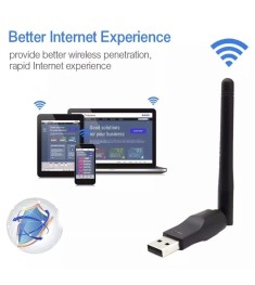 USB-адаптер Wi-Fi Mini 150MBts 802.11n (Чёрный)