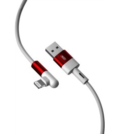 USB-кабель XO NB152 Elbow (Lightning) (Білий) DT