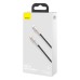 USB-кабель Baseus Cafule Metal Data 20W (0,25 м) (Type-C to Lightning) (Чорний) CATLJK-01