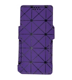 Чохол-книжка Status Universal 6,0' (Ромб фіолетовий)