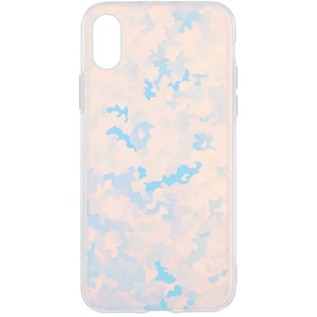 Силіконовий чохол Ice Abstractions для Apple iPhone X  /  XS (Cloud)