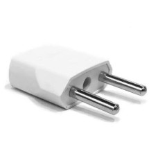 Мережевий адаптер ЄВРО HJ11 пластик (Білий)
