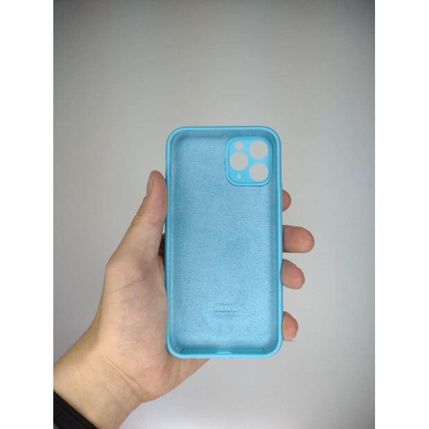 Силикон Original RoundCam Case Apple iPhone 11 Pro (20) Blue
