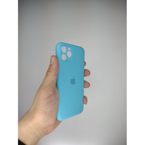 Силикон Original RoundCam Case Apple iPhone 11 Pro (20) Blue