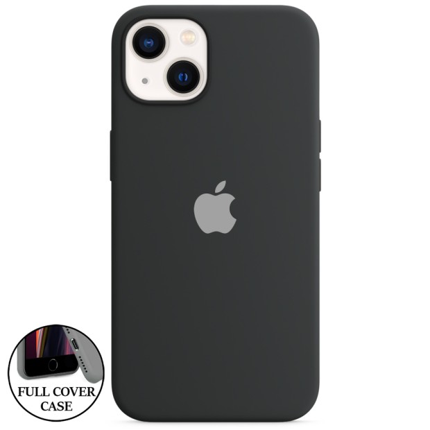 Силикон Original Round Case Apple iPhone 13 / 14 (07) Black