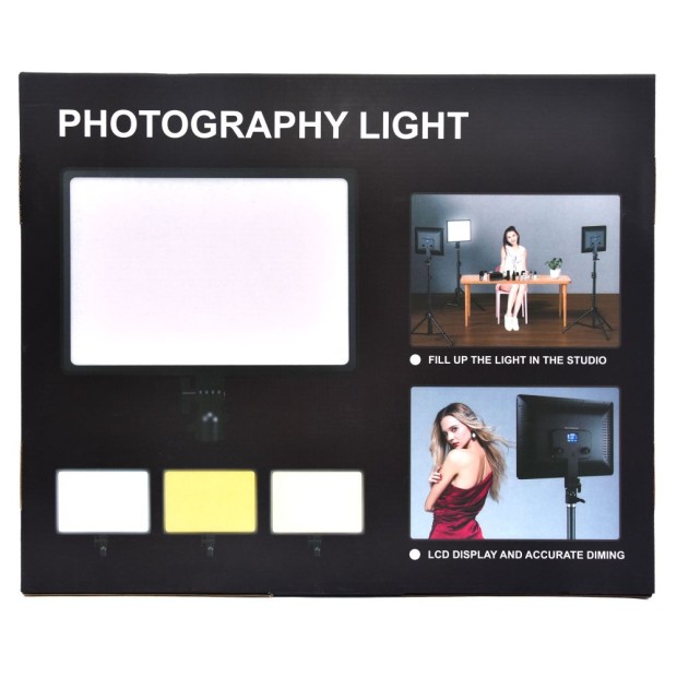 Комплект для зйомки Camera Light 36см Remote (A-111) (Чорний)