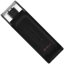USB 3.2 флеш-накопичувач Kingston DT70 64Gb (Type-C) USB 3.2 флеш-накопичувач Kingston DT70 64Gb (Type-C)