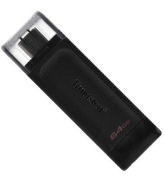 USB 3.2 флеш-накопичувач Kingston DT70 64Gb (Type-C) USB 3.2 флеш-накопичувач Kingston DT70 64Gb (Type-C)