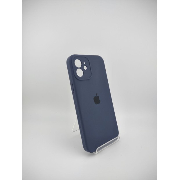 Силіконовий чохол Original RoundCam для Apple iPhone 12 (09) Midnight Blue